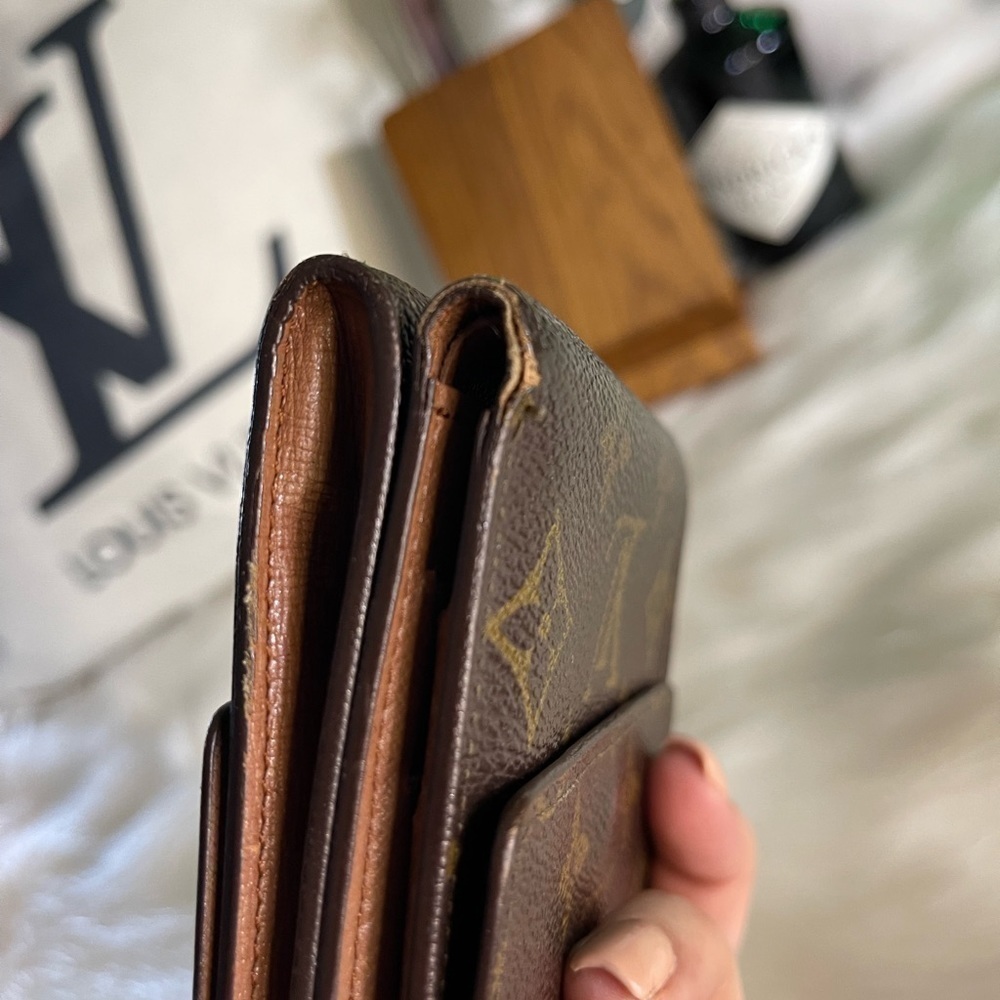 Louis Vuitton Monogram Portefeuille Elise Trifold Wallet Vintage France Compact - Picture 11 of 14